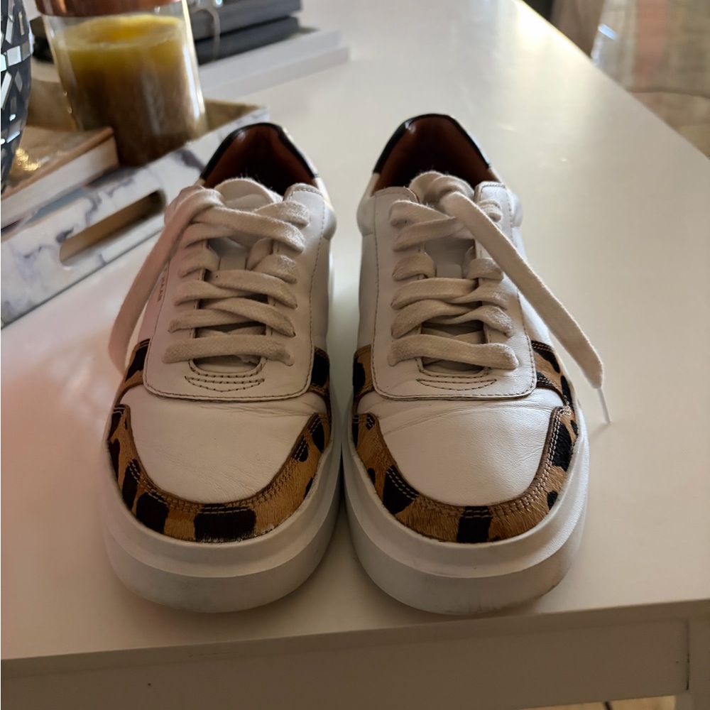 Cole Haan women's White and Brown Sneakers - Picture 2 of 9